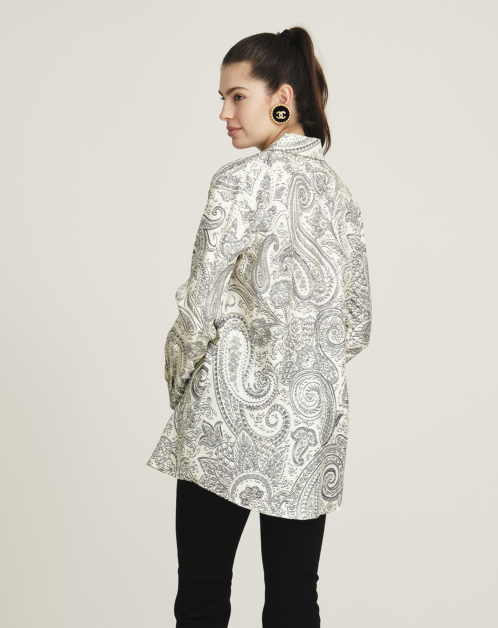 Etro - Paisley Print Silk Shirt IT42